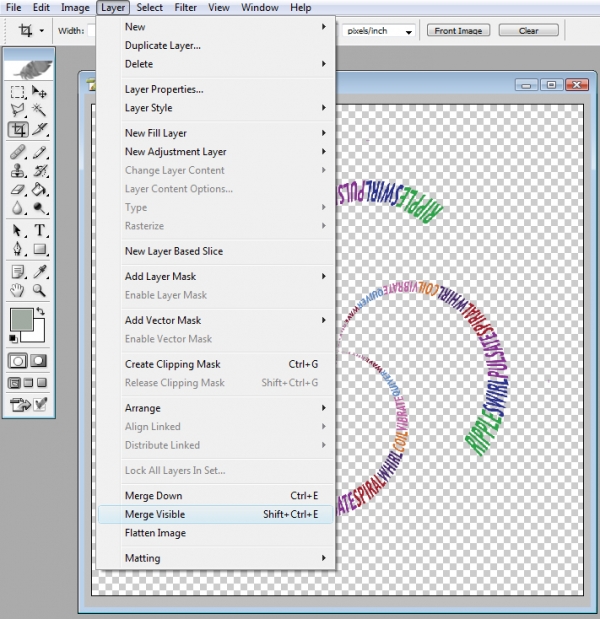 Creation of Psychedelic Swirl: Step 19